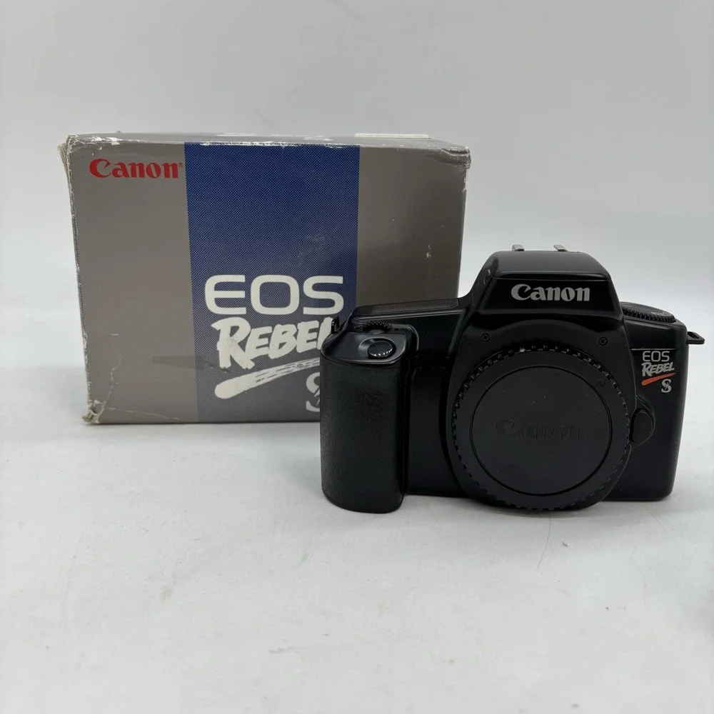 Cannon EOS Rebel S Camera Black Excellent Condition NEW IN BOX